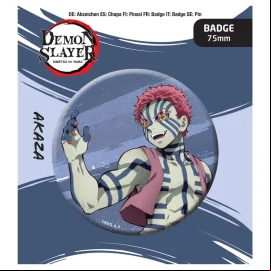 Pin's Demon Slayer Button Badge Akaza 