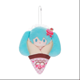 HATSUNE MIKU - Crêpe Mascot B - Porte-clés Pouch 15x17cm 