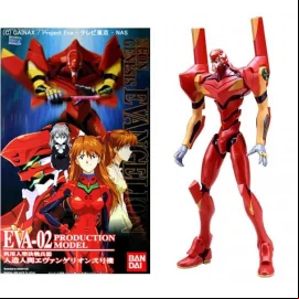 Evangelion Maquette HG Eva-02 Production Model Rouge 