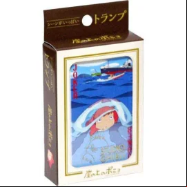 Ponyo sur la falaise jeu de cartes à jouer Ponyo 