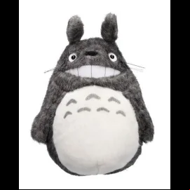 MON VOISIN TOTORO - Totoro Gris Souriant - Peluche Acrylique M 